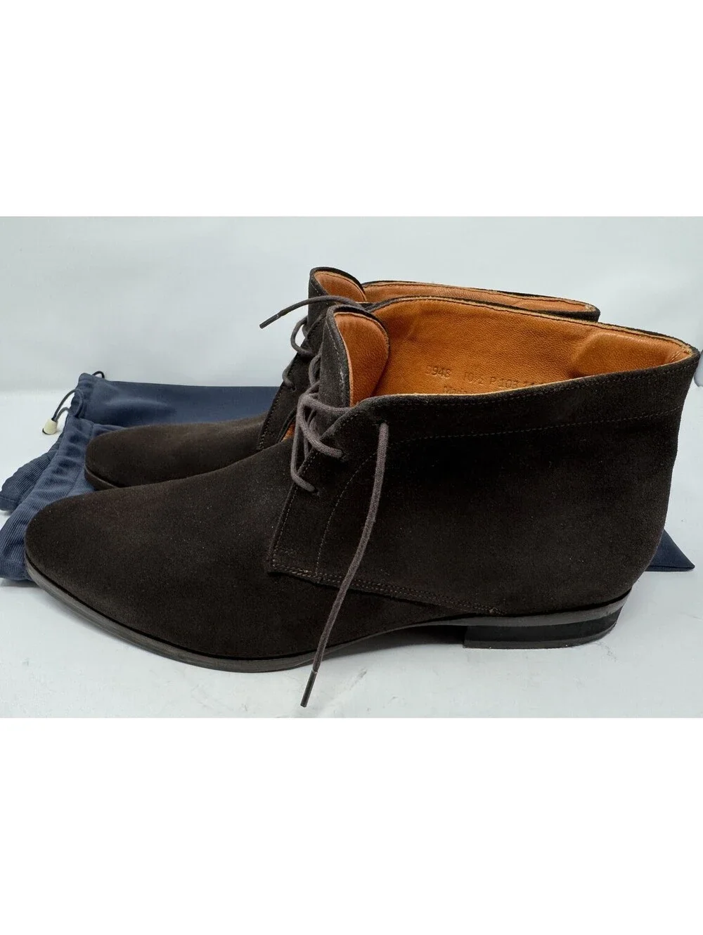 Wolf & Shepherd Striker Suede Chukka Brown Mens Boots Size 10.5 Made In Portugal
